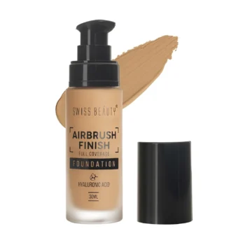 Swiss Beauty: Airbrush Foundation - Shade No. 04 — Golden Beige (30 ml)