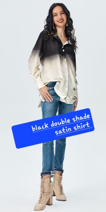 Double Shade Satin Shirt