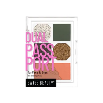 Swiss Beauty Dual Passport Palette (For Face & Eyes)