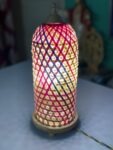 Handcrafted Bamboo LED Table Lamp