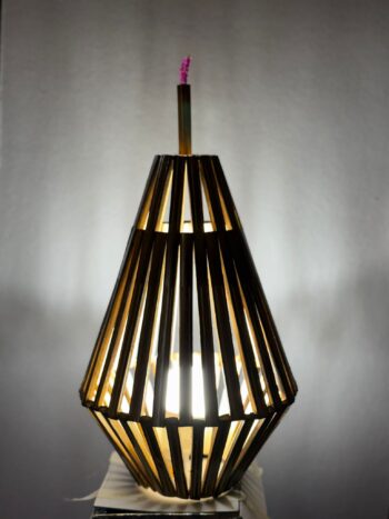 Geometric Bamboo Pendant Lamp Shade