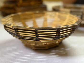 Expandable Foldable Wooden Fruit Basket